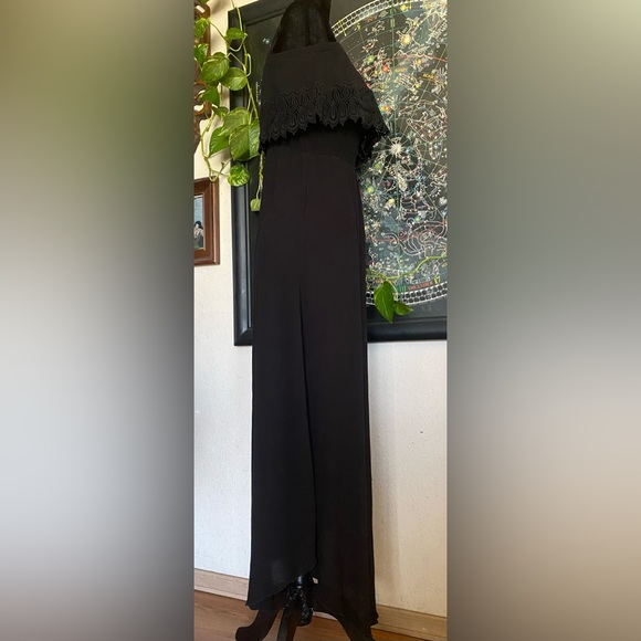 American Rag Black Sleeveless tube Maxi Lace Dress. Small. 100% Rayon. Like New. - Picture 4 of 14